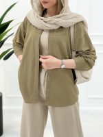 شومیز جلو دکمه آیدا