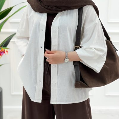 شومیز مانتویی آهو