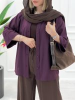 شومیز مانتویی آهو