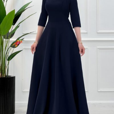 ماکسی مجلسی زنانه سرشانه زنجیری