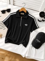 تیشرت نیم زیپ هلالی
