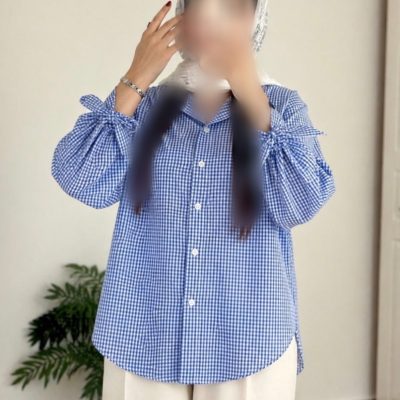 شومیز آستین گره