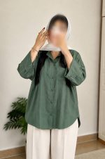شومیز کوک دوزی تک جیب