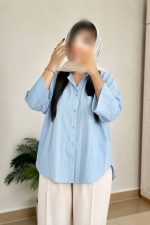 شومیز کوک دوزی تک جیب