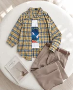 ست شومیز+تاپ چشمک