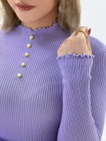 گپ یقه چین جلو دکمه