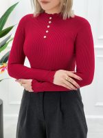گپ یقه چین جلو دکمه